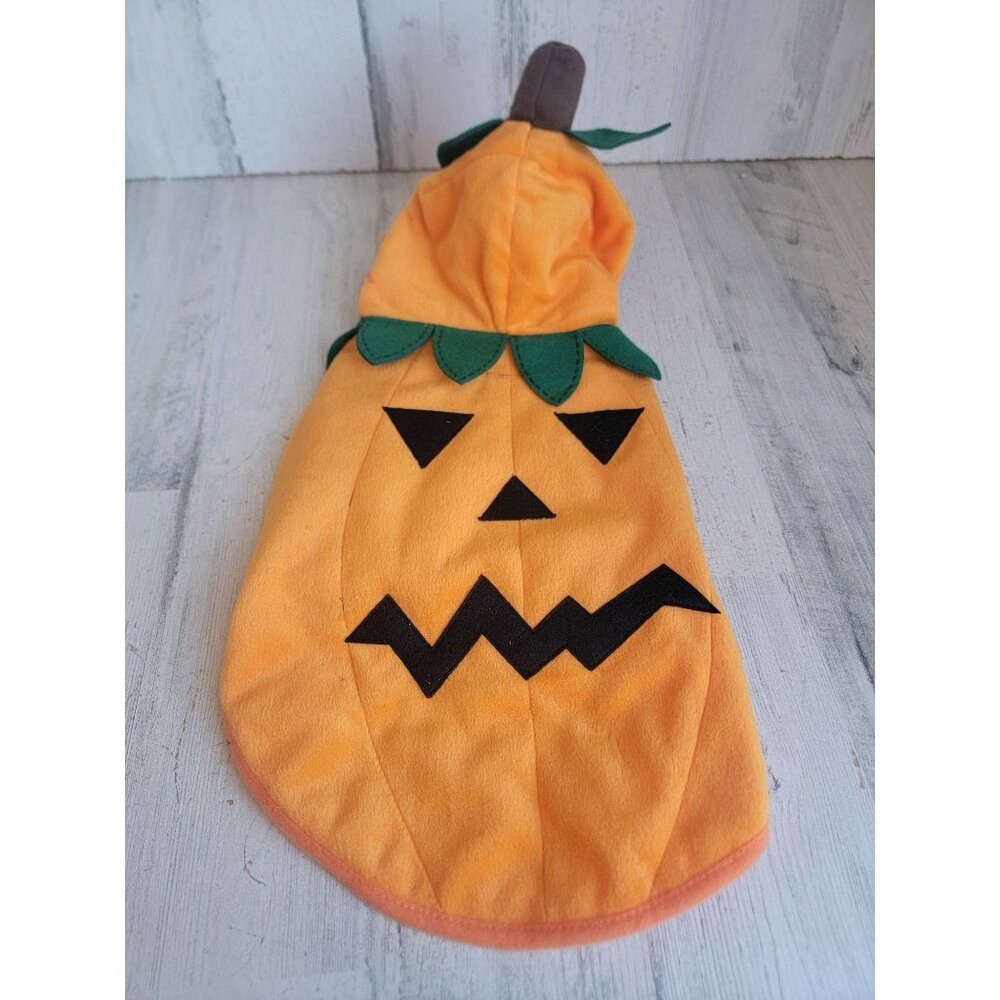 Halloween‎ pumpkin dog costume small cute jack o'lantern